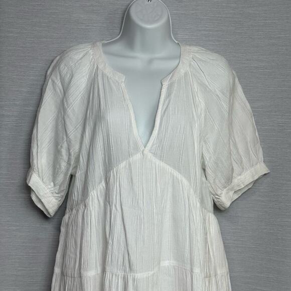 Universal‎ Thread Puff Elbow Sleeve Tiered Dress medium - Picture 3 of 8